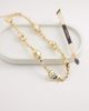 DesignB London DesignB London chunky beaded necklace in gold - 2