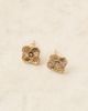 DesignB London DesignB London clover stud earrings in gold - 2