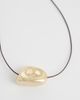 DesignB London DesignB London cord necklace with molten pendant in gold tone - 3