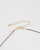 DesignB London DesignB London cord necklace with molten pendant in gold tone - 4