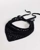 DesignB London DesignB London crochet headscarf in black - 1