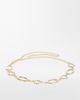 DesignB London DesignB London disc belt in gold tone - 1