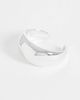 DesignB London DesignB London dome cuff bracelet in silver tone - 3