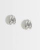 DesignB London DesignB London double mini hoop earrings in silver - 1