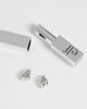 DesignB London DesignB London double mini hoop earrings in silver - 2