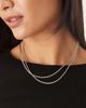 DesignB London DesignB London embellished chain necklace in silver - 1