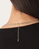 DesignB London DesignB London embellished chain necklace in silver - 3