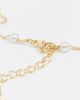 DesignB London DesignB London Exclusive pearl choker necklace in gold - 4