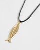 DesignB London DesignB London fish pendant necklace in gold - 4