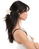 DesignB London DesignB London flower hair claw in cream-White - 2