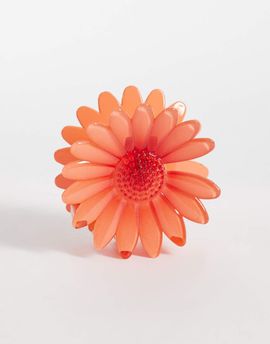 DesignB London DesignB London flower hair claw in peach-Orange