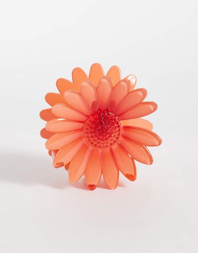 DesignB London DesignB London flower hair claw in peach-Orange