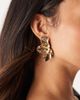 DesignB London DesignB London flower stud earrings in gold - 1