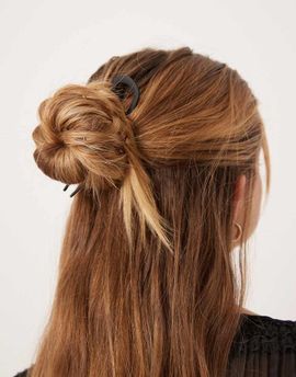 DesignB London DesignB London french hair pin in black