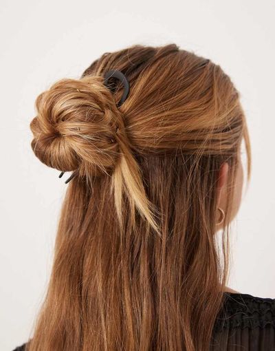 DesignB London DesignB London french hair pin in black