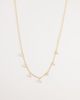 DesignB London DesignB London glass bead chain necklace in gold - 1