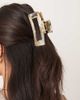 DesignB London DesignB London hair claw in marble brown - 1