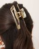 DesignB London DesignB London hair claw in marble brown - 3