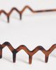 DesignB London DesignB London hairband in matte tortoise-Brown - 3