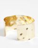 DesignB London DesignB London hammered cuff in gold - 2