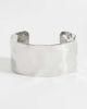 DesignB London DesignB London hammered cuff in silver - 1