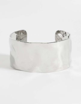 DesignB London DesignB London hammered cuff in silver