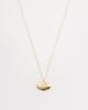 DesignB London DesignB London hammered pendant necklace in gold tone - 1