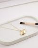 DesignB London DesignB London hammered pendant necklace in gold tone - 2
