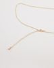 DesignB London DesignB London hammered pendant necklace in gold tone - 3