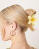 DesignB London DesignB London Hawaiian flower hair clip in yellow - 1