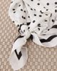 DesignB London DesignB London headscarf in cream polka dot print-White - 2