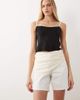 DesignB London DesignB London hip scarf in ecru cream-White - 1