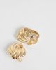 DesignB London DesignB London intertwined stud earrings in gold - 3