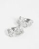 DesignB London DesignB London intertwined stud earrings in silver - 3