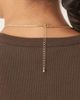 DesignB London DesignB London irregular molten pendant necklace in gold - 3