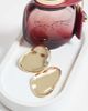 DesignB London DesignB London large pebble stud earrings in gold - 2