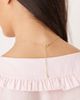 DesignB London DesignB London lariat necklace with pearl pendant in gold - 4