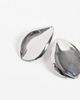 DesignB London DesignB London liquified large stud earrings in silver - 4