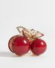 DesignB London DesignB London metal cherry hair claw in red - 1