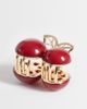 DesignB London DesignB London metal cherry hair claw in red - 2