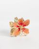 DesignB London DesignB London metal flower hair claw in orange - 1