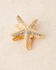 DesignB London DesignB London metal seashell hair claw in gold - 3