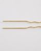 DesignB London DesignB London metallic French pin with pearl detail in gold - 3
