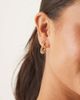 DesignB London DesignB London mini irregular molten hoop earrings in gold tone - 1