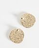 DesignB London DesignB London mixed metal stud earrings in silver and gold - 4
