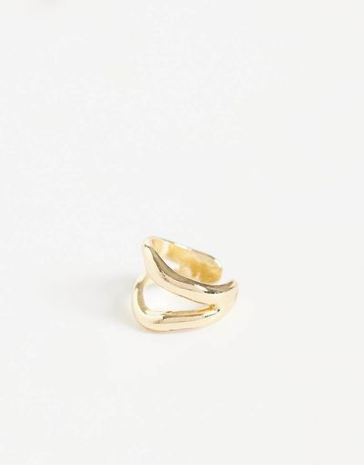 DesignB London DesignB London molten ear cuff in gold