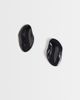 DesignB London DesignB London molten enamel stud earrings in black - 1