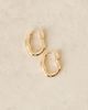 DesignB London DesignB London molten hoop earrings in gold - 2
