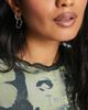 DesignB London DesignB London molten metal drop earrings in gold - 3