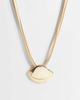 DesignB London DesignB London multicord and shield necklace in gold tone - 1